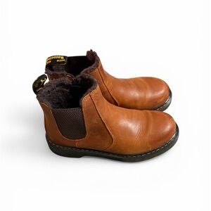 Dr. Martens Tan Leather Ankle Boots- Only worn 1 time